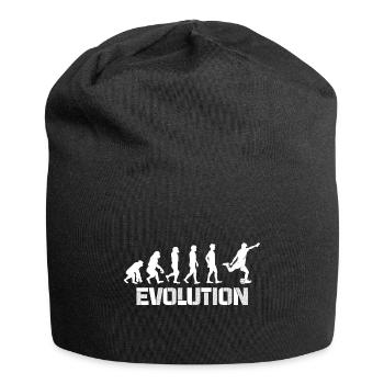 évolution foot - Bonnet en jersey - noir - Devant