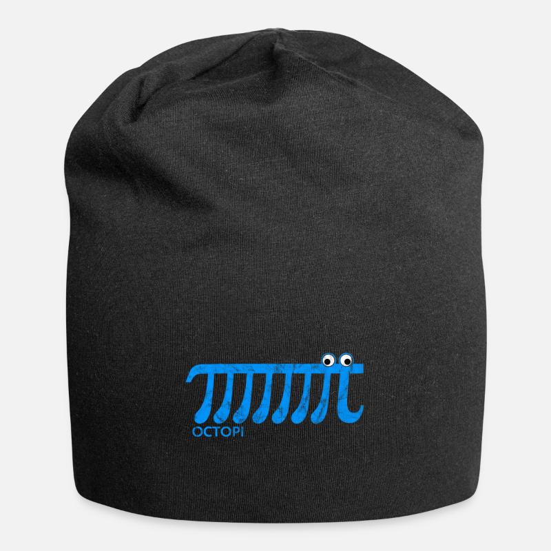 Octopi, Pi, Mathe, Mathematik, Humor - Jersey-Beanie - Schwarz