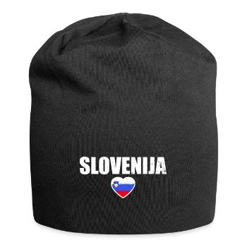 Slovénie Drapeau slovène Drapeau slovène Slovène - Bonnet en jersey - noir - Devant