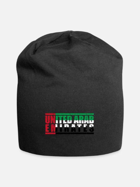 Vereinigte Arabische Emirate - Jersey-Beanie - Schwarz
