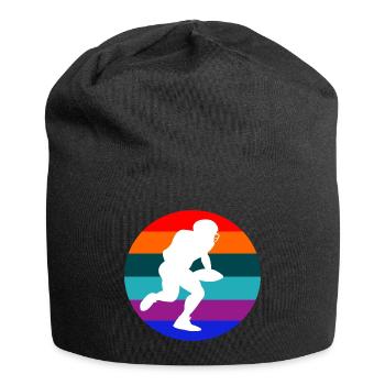 Football américain - Bonnet en jersey - noir - Devant