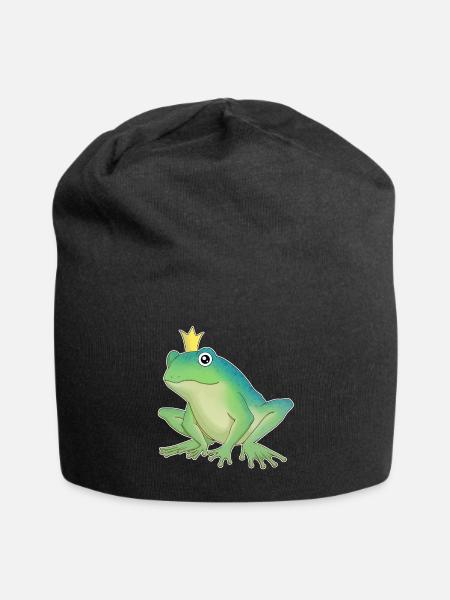 Froschkönig - Jersey-Beanie - Schwarz