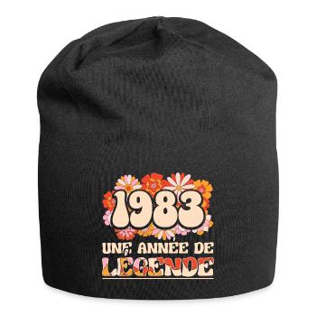 Année De Légende 1983 Femme 40 Ans Anniversaire - Bonnet en jersey - noir - Devant