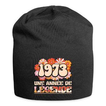 Année De Légende 1973 Femme 50 Ans Anniversaire - Bonnet en jersey - noir - Devant