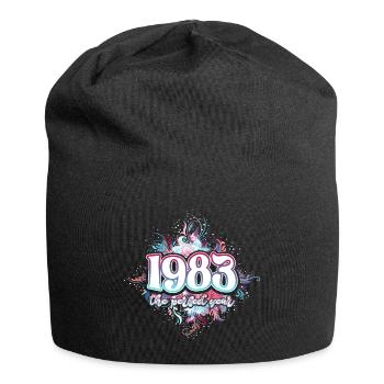 Fête Anniversaire Femme 1983 40 Ans Anniversaire - Bonnet en jersey - noir - Devant