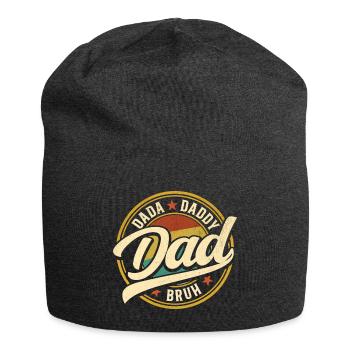 Dada Papa Bruh Vatertagsgeschenk 2024 - Jersey-Beanie - Anthrazit - Vorne
