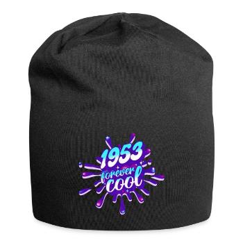 Cooles Jahr 1953 Jubiläum 70 Jahre - Jersey-Beanie - Schwarz - Vorne