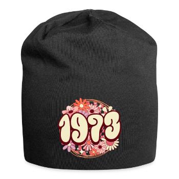 Fête Anniversaire Femme 1973 50 Ans Anniversaire - Bonnet en jersey - noir - Devant