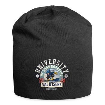 University of snowboarding - Bonnet en jersey - noir - Devant