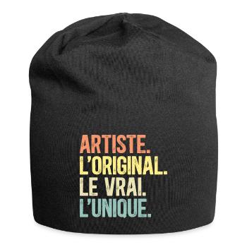 Artiste L'Original Le Vrai L'Unique Homme Artiste - Bonnet en jersey - noir - Devant