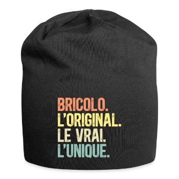 Bricolo L'Original Le Vrai L'Unique Bricoleur - Bonnet en jersey - noir - Devant