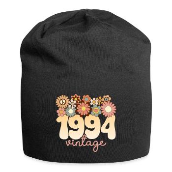 Vintage Frau Jahr 1994 30 Jahre Jubiläum - Jersey-Beanie - Schwarz - Vorne