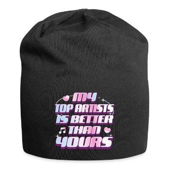 Artistes Meilleurs Que Les Tiens Fan De Musique - Bonnet en jersey - noir - Devant