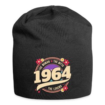 Année 1964 La Légende 60 Ans Anniversaire - Bonnet en jersey - noir - Devant