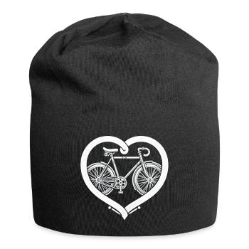 Liebender Radfahrer - Jersey-Beanie - Schwarz - Vorne