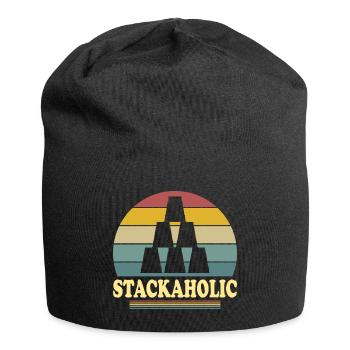 Cup Stacing Stackaholic Sport Stapeln - Jersey-Beanie - Schwarz - Vorne