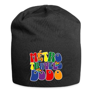 Arc-En-Ciel LGBT Métro Travelo Dodo - Bonnet en jersey - noir - Devant