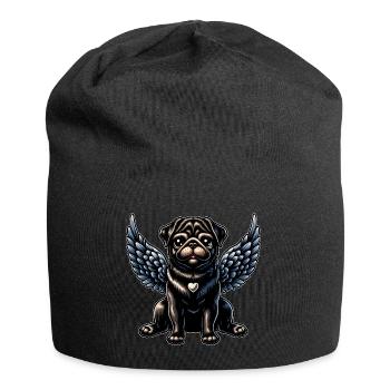 Ange carlin mignon de style baroque gothique - Bonnet en jersey - noir - Devant