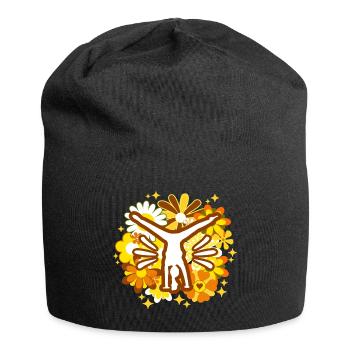 Gymnastik Geschenk Mama Turnerin - Jersey-Beanie - Schwarz - Vorne