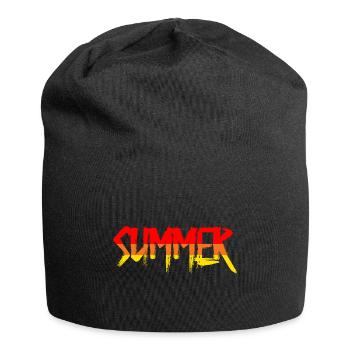 Summer Sommer - Jersey-Beanie - Schwarz - Vorne