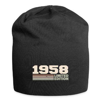 1958 Cadeau Anniversaire 1958 édition limitée 1958 - Bonnet en jersey - noir - Devant