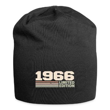 1966 Geburtstagsgeschenk 1966, limitierte Auflage 1966 - Jersey-Beanie - Schwarz - Vorne