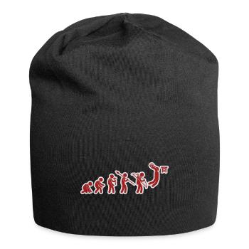 Evolution Basketball Red White Grunge - Jersey-Beanie - Schwarz - Vorne