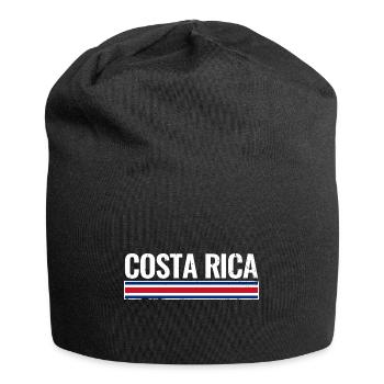 Costa Rica Drapeau du Costa Rica Costariciens - Bonnet en jersey - noir - Devant