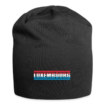 Luxemburg - Jersey-Beanie - Schwarz - Vorne