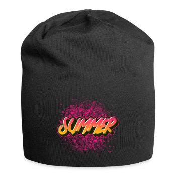 Été d’été - Bonnet en jersey - noir - Devant