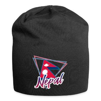 Nepal - Bonnet en jersey - noir - Devant