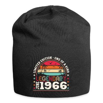 Légende Juin 1966 56ème Anniversaire Cadeau Hommes - Bonnet en jersey - noir - Devant