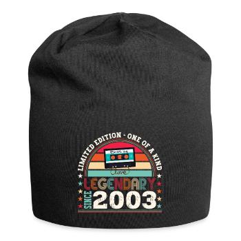 Legendary 2003 19th Birthday Gift Men - Fun - Jersey Beanie - black - Front