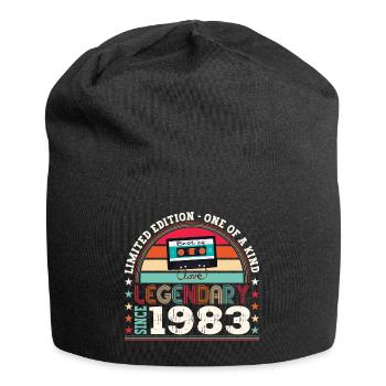 Legendary 1983 39th Birthday Gift Men - Fun - Jersey Beanie - black - Front