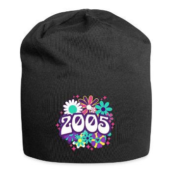 Fête Anniversaire Femme 2005 18 Ans Anniversaire - Bonnet en jersey - noir - Devant
