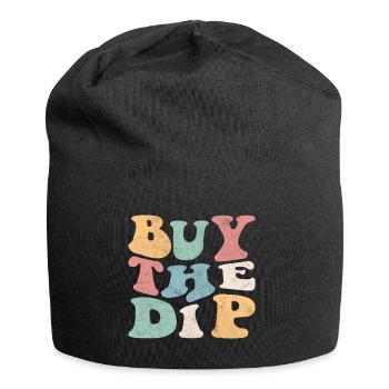 Buy the dip! retro colorful - Jersey Beanie - black - Front