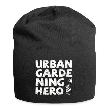 Urban gardening hero - Jersey Beanie - black - Front