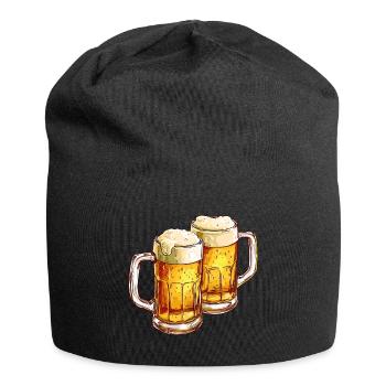 Chope à bière Chopes à bière Verres à bière Bière Alcool Alcool - Bonnet en jersey - noir - Devant