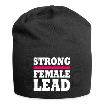 Strong female lead - Jersey Beanie - black - Front