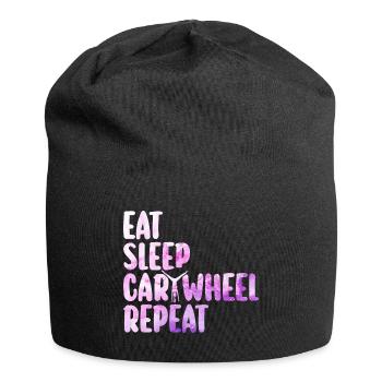 Gymnastics Gift Girl Gymnast - Jersey Beanie - black - Front