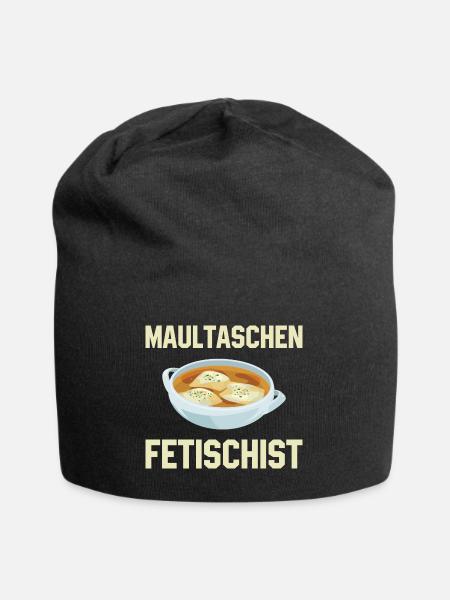 Maultaschen Fetischist - Schwaben - Jersey-Beanie - Schwarz
