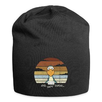 Rétro Cartoon Dodo ou pas Théâtre Wordplay - Bonnet en jersey - noir - Devant