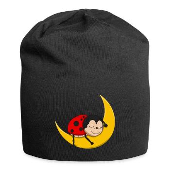 Coccinelle - Bonne nuit - Bonnet en jersey - noir - Devant