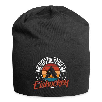 Eishockey - Jersey-Beanie - Schwarz - Vorne