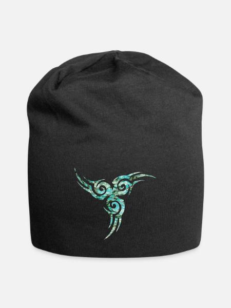 keltisches symbol 17 e 247 - Jersey-Beanie - Schwarz