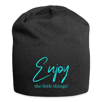 Enjoy the little things ! - Bonnet en jersey - noir - Devant