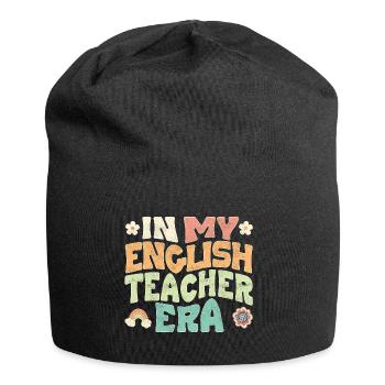 À l’époque de mon professeur d’anglais - Bonnet en jersey - noir - Devant