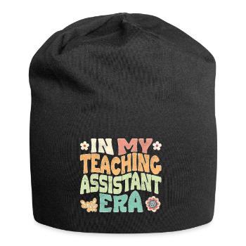 À l’époque de mon assistante d’enseignement - Bonnet en jersey - noir - Devant