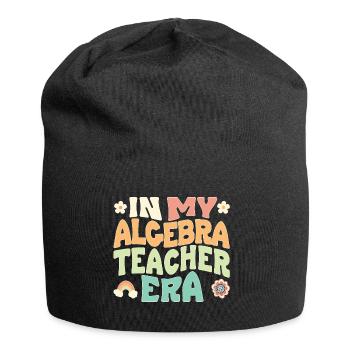 in my algebra teacher era - Jersey-Beanie - Schwarz - Vorne