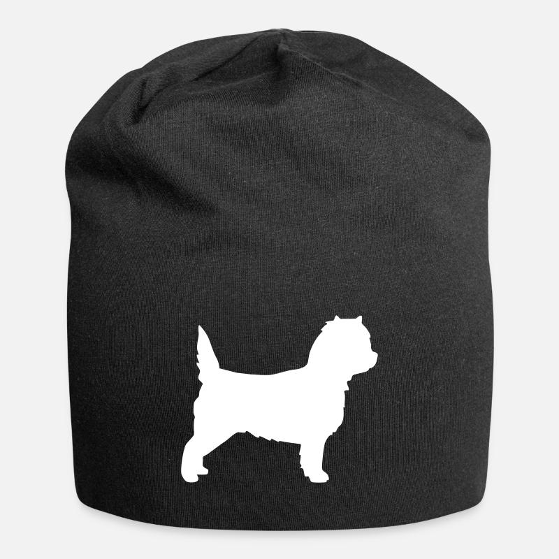 Cairn Terrier - Bonnet en jersey - noir